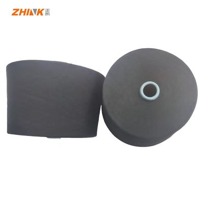 Z Twist Black Polyester 100% 30/1 32/1 40/1 Siro Spun Yarn para tricô e tecelagem