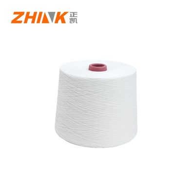 Fios de poliéster catiônico 65% 35% viscose NE 20/1 Anel de espuma para fios misturados de viscose