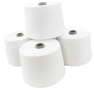 80% de poliéster reciclado 20% de viscose misturada NE 20/1 Siro Spun Cone de fios de tecelagem para fios de camisetas