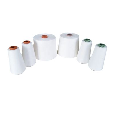MVS Poliéster/Modal 50/50 65/35 80/20 Ne20/1 Fio de vórtice para malha de espumante Branco bruto