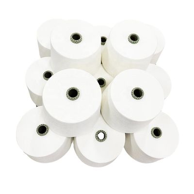 32s Fios compactos de poliéster de bambu para linha de fabricação de camisetas e meias