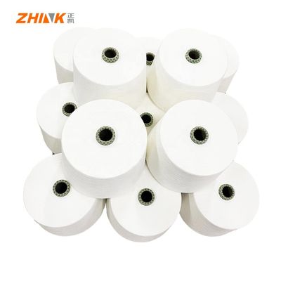 100% Poliéster Ne45S Vortex Spun Filamento Branco para tricotar e tecer