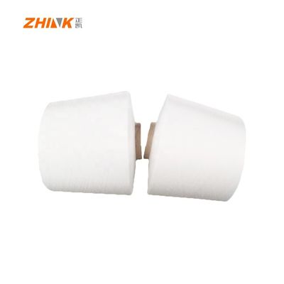 100% Poliéster Ne45S Vortex Spun Filamento Branco para tricotar e tecer