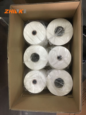 32s 90% Poliéster 10% Viscose 90/10 Ring Spun PV Blended Yarn White Raw para Tecelagem e Tricotagem