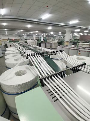 Estilo Vortex 90% Poliéster 10% Viscose Ne40/1 MVS Fios Brancos em bruto para Tecelagem/Nito