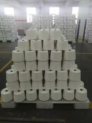 Rayon/poliéster TR 65/35 Ne28/1 Anel de fios de espuma para tecelagem Durável e versátil