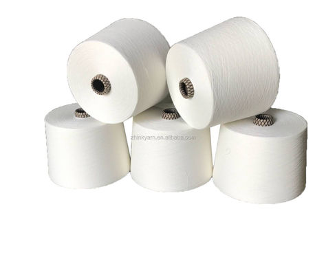 Lyocell LF / Bamboo 50 / 50 NE 21/1 Siro Compacto SPUN Fios em bruto para tecelagem