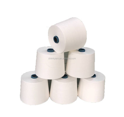 Lyocell LF / Bamboo 50 / 50 NE 21/1 Siro Compacto SPUN Fios em bruto para tecelagem