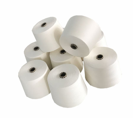 Ne30/1 Siro Spun Yarn para tricô 100% material de bambu testado para uniformidade de torção 750TPM
