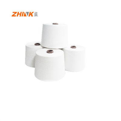Fios de poliéster misto viscoso Siro Compact Spun Ne25/1 CV%1,4 com uniformidade CV%1.4