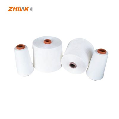 Fabricação de malhas 100% modais, finas, de deníer Siro, de fios compactos, de fios brancos brutos, para projetos de tecelagem