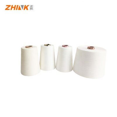 Fios de poliéster 65% 35% viscose Ne 30/1 Anel de espuma preta Fios de malha