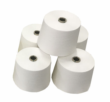 100% Modal 0.9D Ring Siro Compacto Spun Yarn Spandex Branco para tricotar e tecer