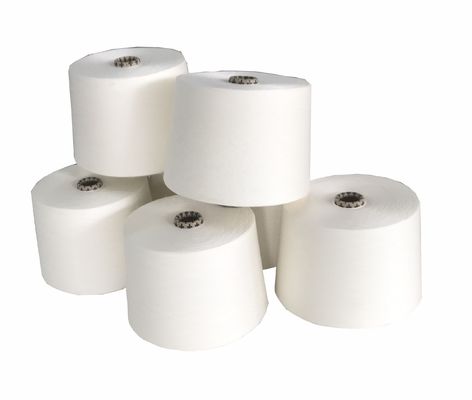 100% Modal 0.9D Ring Siro Compacto Spun Yarn Spandex Branco para tricotar e tecer
