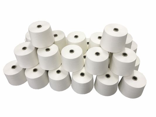 100% Modal 0.9D Ring Siro Compacto Spun Yarn Spandex Branco para tricotar e tecer