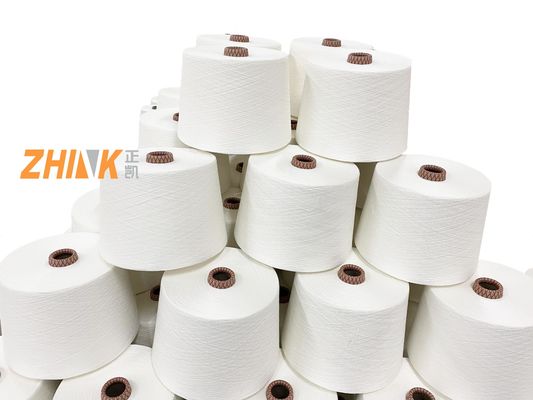 Poliéster Bambú Acrílico 40/40/20 Fios CSY Misturados 30 40D Spandex Core Spun Fios Feitos