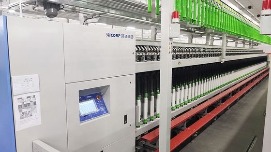 Dyeability Boa viscose / poliéster 60/40 Fios misturados NE26/1 Anel espumado para tricô
