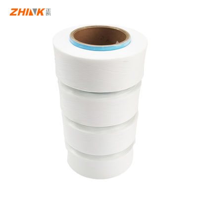 Fios de poliéster catiônico de núcleo branco/bamboo 65/35 Ne28S 40D para tecelagem e tricô