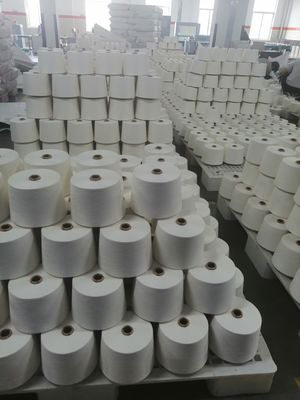 Fios fiados com núcleo de Spandex PV 70/30 30 40D s torcidos e cobertos para alta uniformidade 9,67