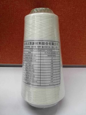 Fios fiados com núcleo de Spandex PV 70/30 30 40D s torcidos e cobertos para alta uniformidade 9,67