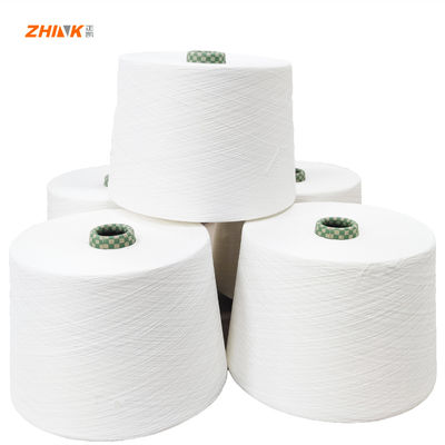 Ne25/1 Siro Fios compactos para tricô e tecidos 65/35 Mistura de poliéster/viscose