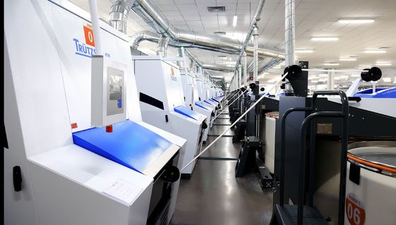 Ne25/1 Siro Fios compactos para tricô e tecidos 65/35 Mistura de poliéster/viscose