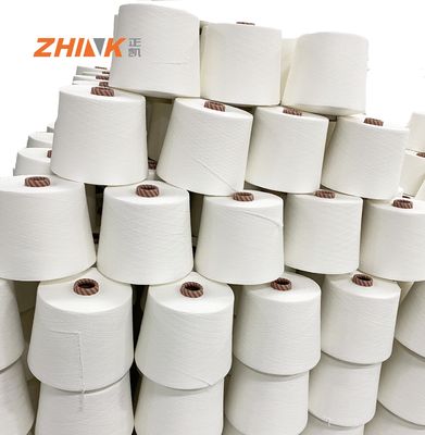 Padrão bruto CSY Poliéster Ne16 70D Lycra Spandex Core Siro Spun Yarn para Denim Draft 3.5