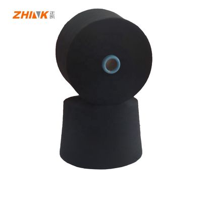 Alta Eficiência AAgrade 100% Poliéster NE21/1 Anel Spun Filamento para tricô Especial Preto