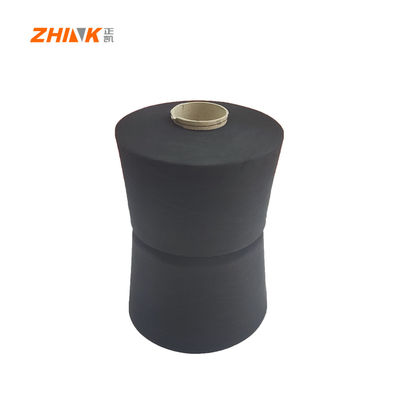 Alta Eficiência AAgrade 100% Poliéster NE21/1 Anel Spun Filamento para tricô Especial Preto