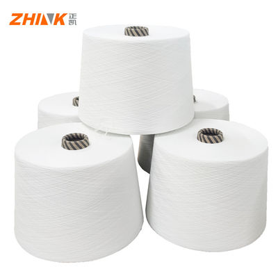 Poliéster viscoso 50/50 NE 30/1 Anel de espuma de fio para tecelagem High Twist 790 Força 24