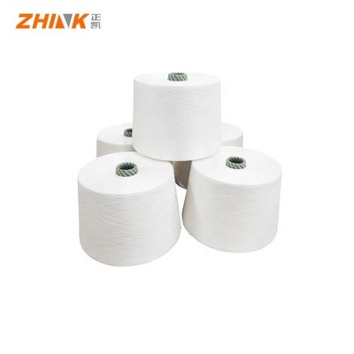 Fios de poliéster 65% 35% viscose Ne 30/1 Anel de espuma preta Fios de malha