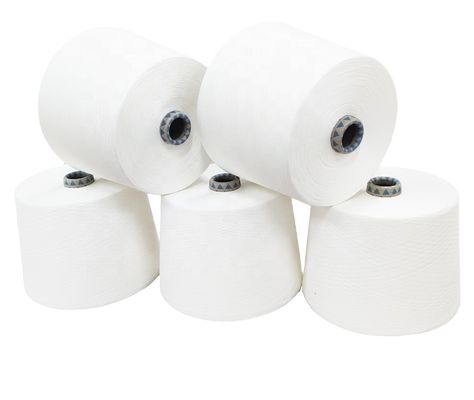 High Twist Sustainable NE 31/1 Ring Spun Yarn 80% Poliéster 20% Mistura de viscose Tecido