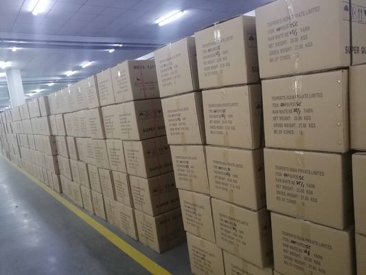 PV 80/20 Ne 25/1 Fios de espuma de anel para tecelagem e tricô de tecidos misturados