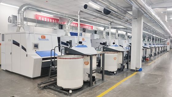 Dyeability Boa viscose / poliéster 60/40 Fios misturados NE26/1 Anel espumado para tricô