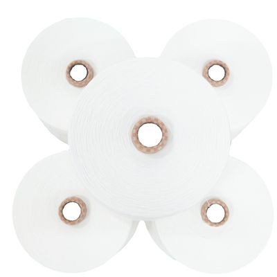 100% de viscose virgem Ne30/1 Siro Compact Spun Yarn para tecelagem e malhação