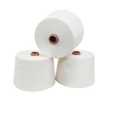 Amostra sustentável Fios de luxo de 30s 65% Poliéster 35% Viscose Misturado Anel de Fio
