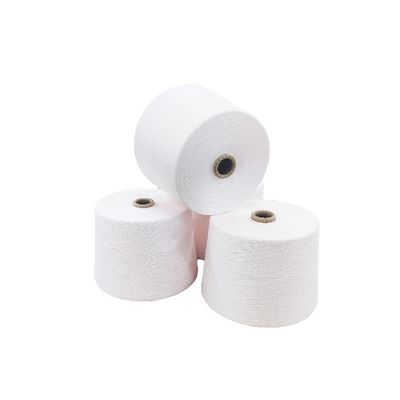 Fios de tecelagem Ne60/2 TFO feitos de 100% de viscose com uniformidade 1,64 e acabamento branco bruto