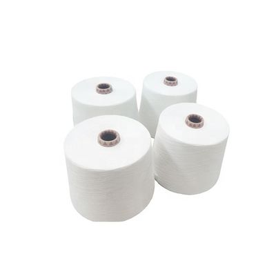 Fios de poliéster catiônico 65% 35% viscose NE32/1 970 Twist Spandex Core Spun