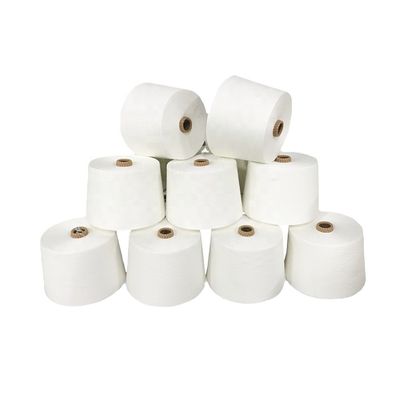 Boa corantescência 100% de fio TFO viscoso para tricotar e tecer fio branco bruto